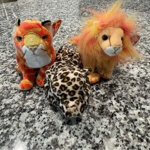 Ty Beanie Babies - Wild Cats Bundle of 3
